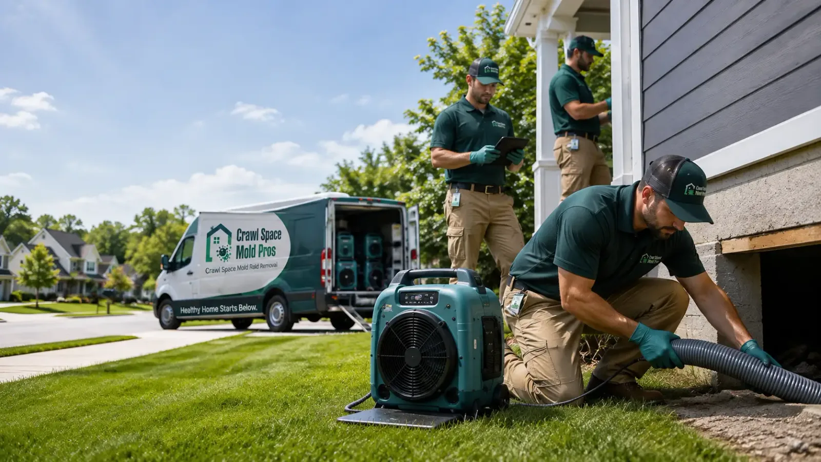 Crawl Space Mold Removal in Ramsay, MI